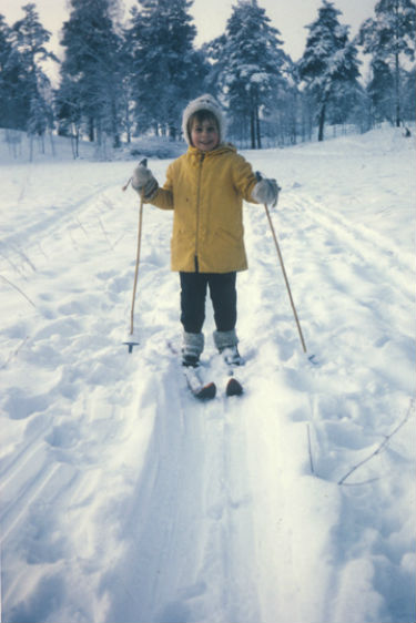 skiing